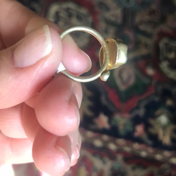 ROUGH RUBY AND SAPPHIRE RING - Picture 2 of 3